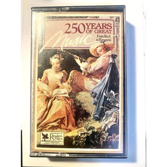 Readers Digest 250 Years Of Great Music Cassette Tape Classical Collection - Picture 1 of 3